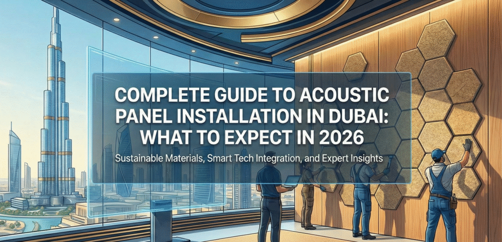Complete Guide to Acoustic Panel Installation in Dubai