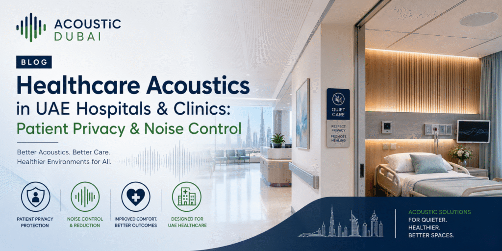 Healthcare acoustics in UAE hospitals